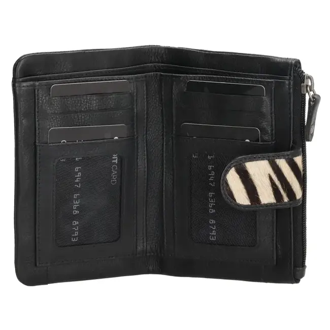 Charm London - Giftset RFID portemonnee en riem, zebra print