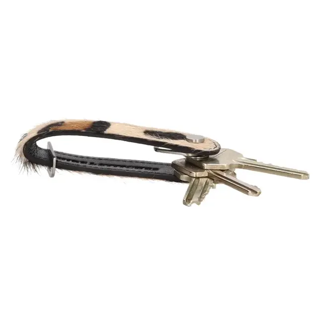 Hide & Stitches Giftset Hide & Stitches Walowa safety wallet & sleutelhanger, Luipaard