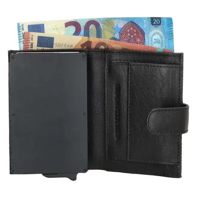 Hide & Stitches Giftset Hide & Stitches Walowa safety wallet & sleutelhanger, Zebra