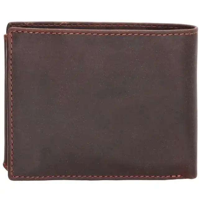 Hide & Stitches Hide & Stitches Japura billfold portemonnee, donkerbruin