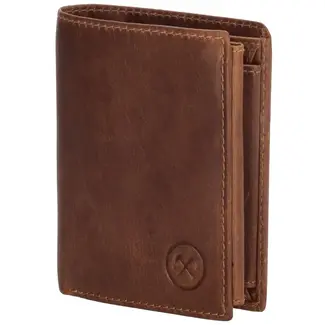 Hide & Stitches Hide & Stitches Japura billfold portemonnee, Cognac