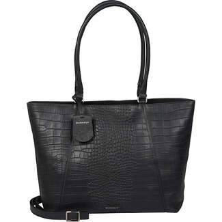 Burkely Cool Colbie Wide tote 15,6" , zwart