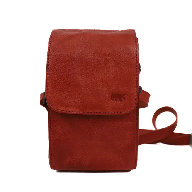 Bear Design 'Robbie' 2.0 Red - CP2650,  Callisto-Pelle Collectie