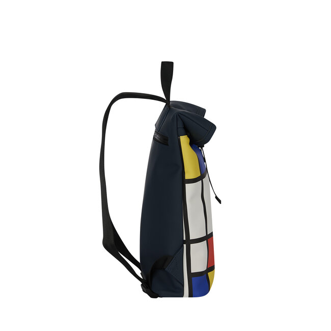 New Rebels Mart Art  Roll-Top Backpack mini - Mondriaan