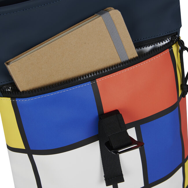 New Rebels Mart Art  Roll-Top Backpack mini - Mondriaan