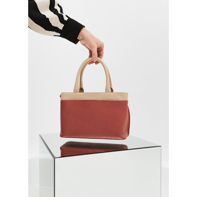 Revival Vintage Hand/schoudertas - Marshala - MF41543