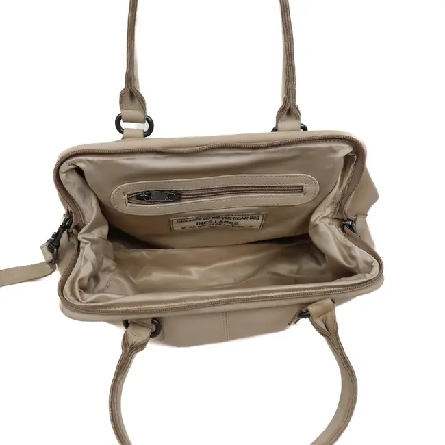 Bear Design 'Ines' L Feather - CP1247,  Callisto-Pelle Collectie