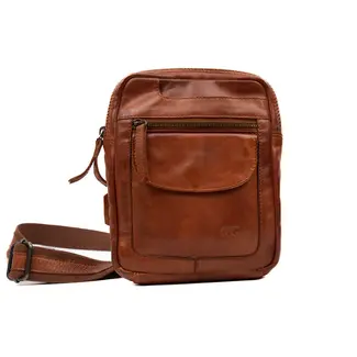 Bear Design 'Sasha' - Cognac - CL42993 , Cow Lavato Collectie