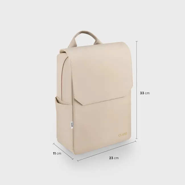 Cluse  Nuitée Petite Backpack, Beige - Gold