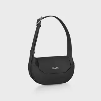 Cluse  Sacroisé Petite Crossbody, Black-Silver