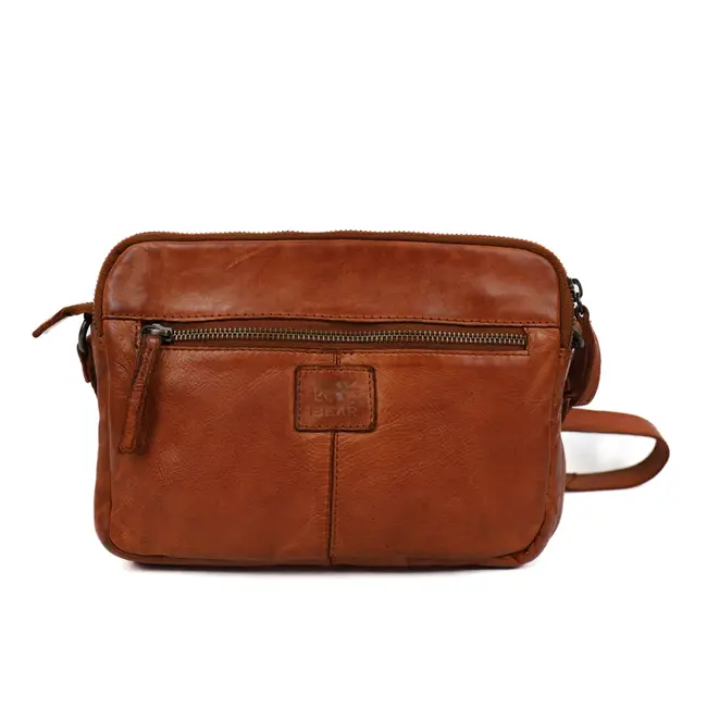 Bear Design  'Vieve'  Cognac - CL43580, Cow Lavato Collectie