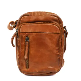 Bear Design Schoudertasje 'Karin' - Cognac