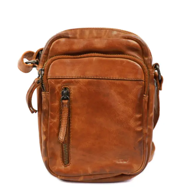 Bear Design Schoudertasje 'Karin' - Cognac