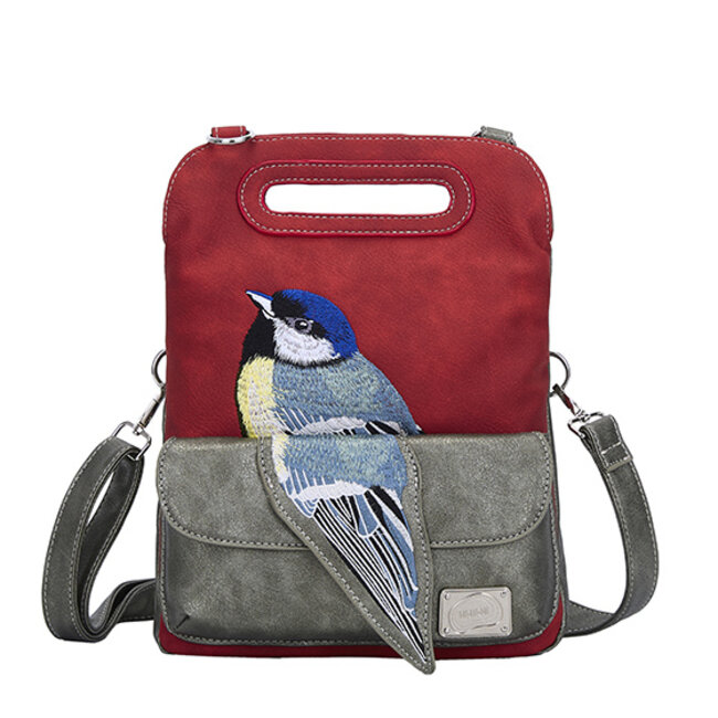 Hi-di-Hi 'Parus' red/silver - PU01