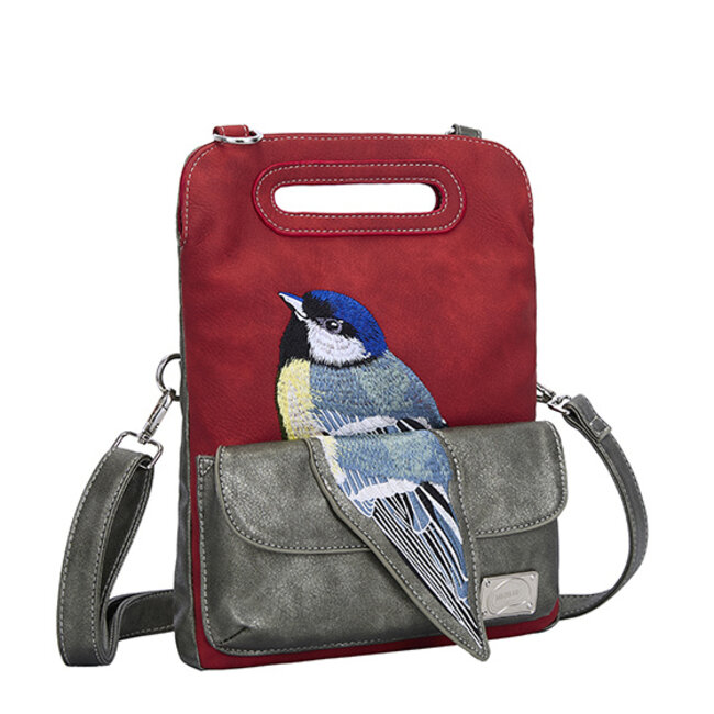 Hi-di-Hi 'Parus' red/silver - PU01
