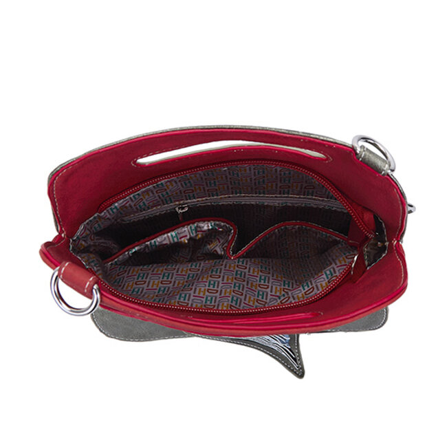 Hi-di-Hi 'Parus' red/silver - PU01