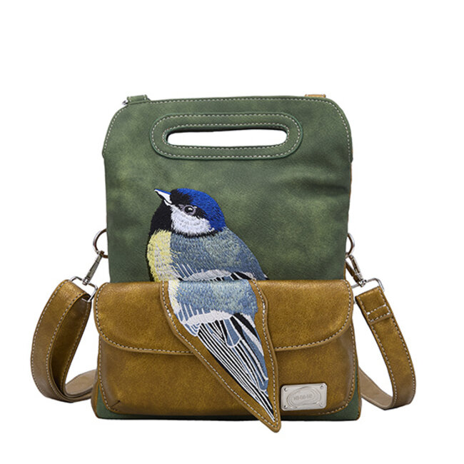 Hi-di-Hi 'Parus' d.green/gold - PU03