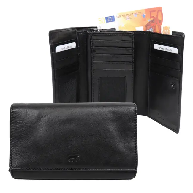 Bear Design 'Marit' Zwart - CL 21600 , Cow Lavato Collectie