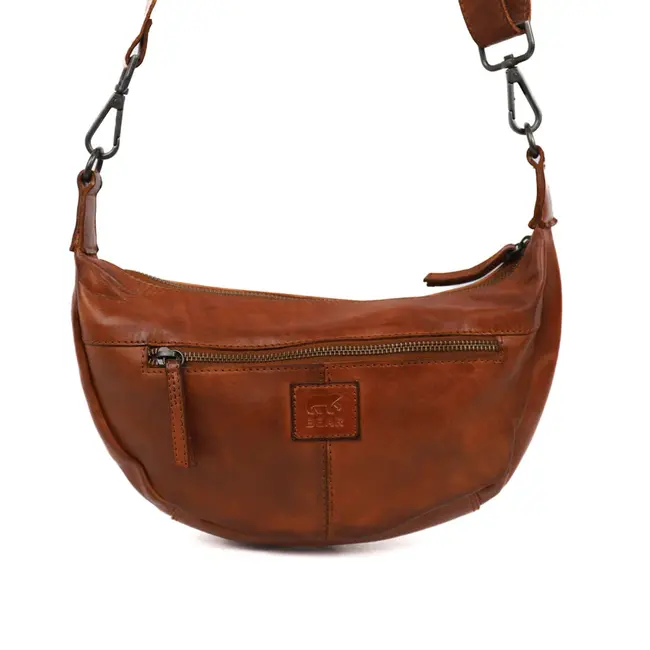Bear Design 'Clara'  Cognac - CL 44895, Cow Lavato Collectie