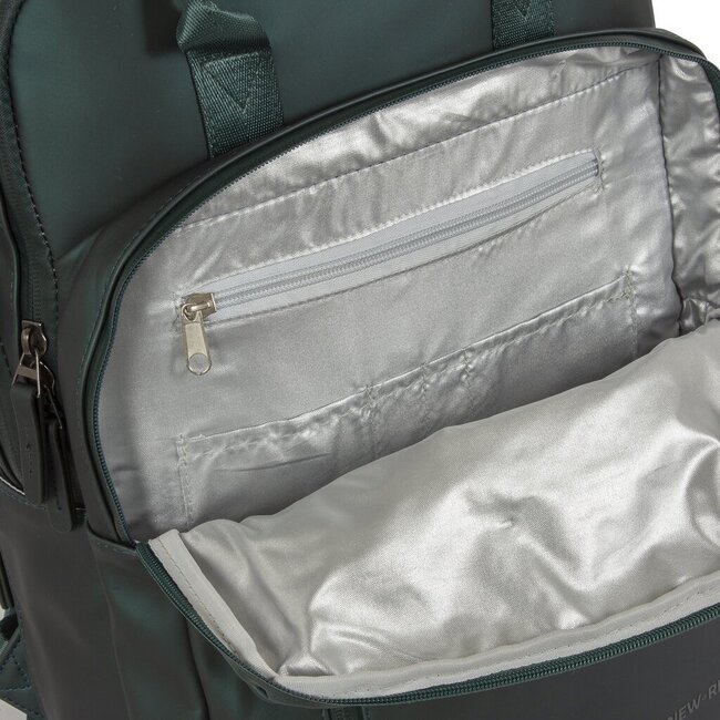New Rebels 'William' Milwaukee handel backpack - Metallic Green
