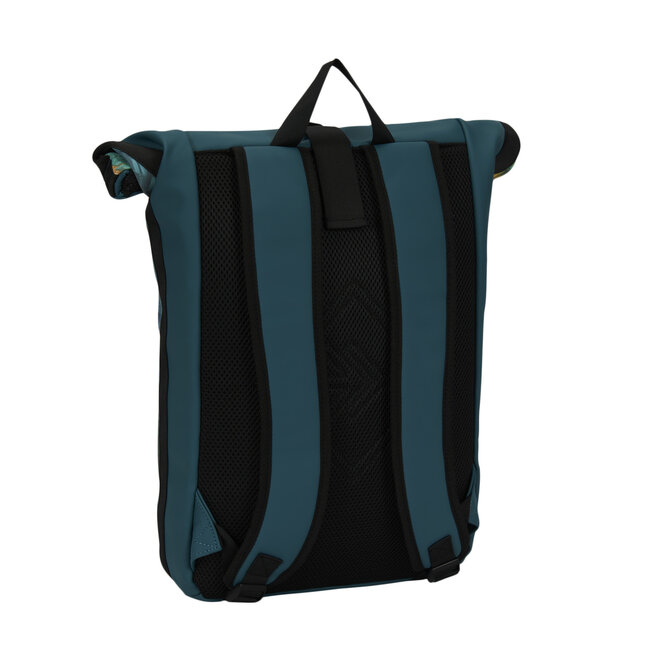 New Rebels Mart Art Roll-Top Backpack (L)  'Flowerhead'