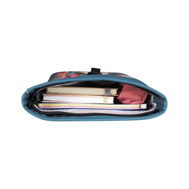 New Rebels Mart Art Roll-Top Backpack mini  'Flowerhead'