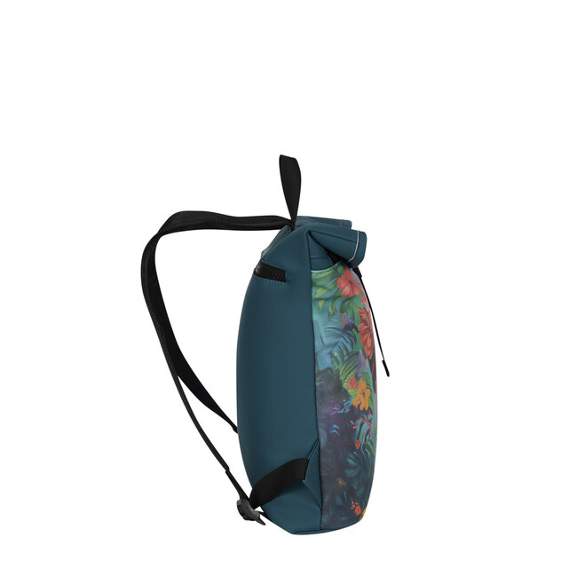 New Rebels Mart Art Roll-Top Backpack mini  'Flowerhead'