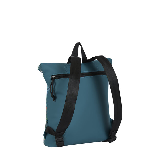 New Rebels Mart Art Roll-Top Backpack mini  'Flowerhead'