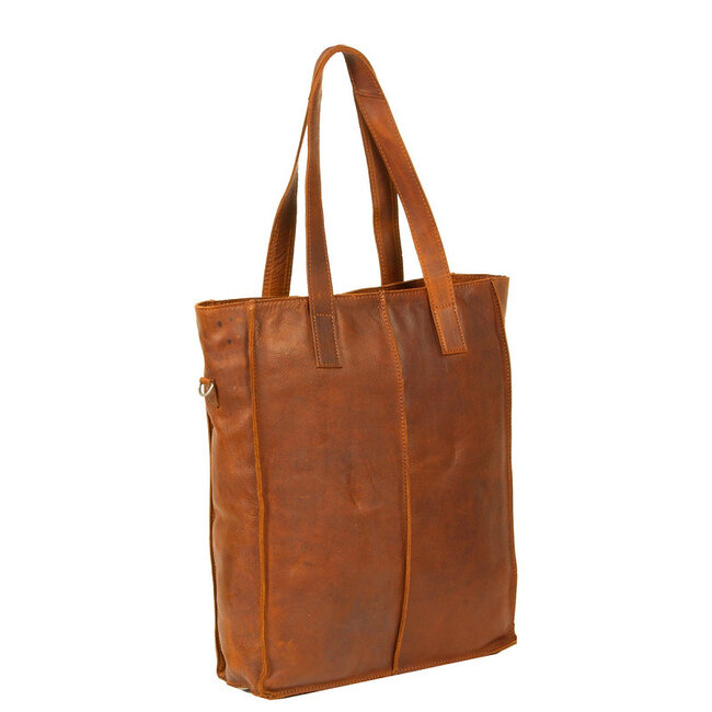 Justified  'Nynke' Cognac - Shopper & Laptop Bag - 14 inch