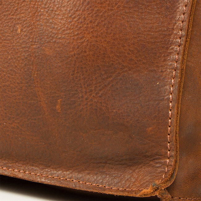 Justified  'Nynke' Cognac - Shopper & Laptop Bag - 14 inch