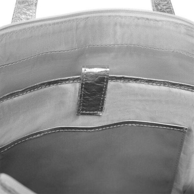 Justified  'Nynke' Silver - Shopper & Laptop Bag - 14 inch