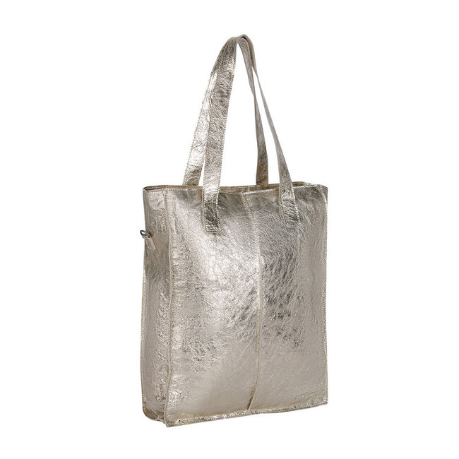 Justified  'Nynke' Gold - Shopper & Laptop Bag - 14 inch