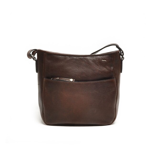 Berba bags & wallets Schoudertas 335-044-12, chocolate, Lucca