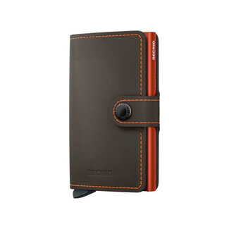 Secrid Miniwallet Matte Truffle & Orange