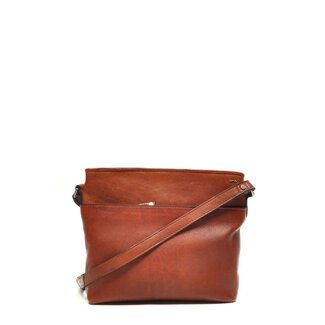 Berba bags & wallets Lucca Schoudertas 335-440-95 - Brandy