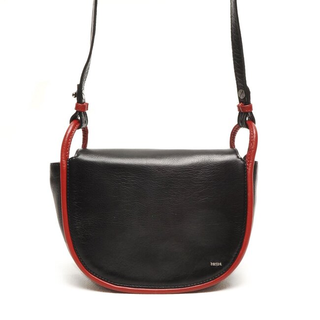 Berba bags & wallets Crossbody 005-195-15 Black-red - Soft