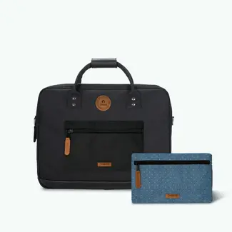 Cabaia Messenger 'Berlin' Zwart Cabaia Messenger 'Berlin' Zwart