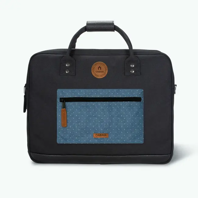 Cabaia Messenger 'Berlin' Zwart