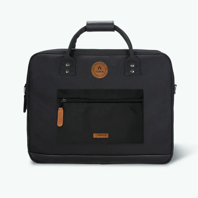 Cabaia Messenger 'Berlin' Zwart
