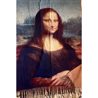 Sjaal 'Mona Lisa'  Leonardo da Vinci