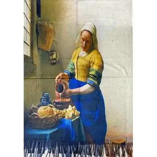 Sjaal 'Melkmeisje'  Vermeer
