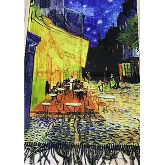 Sjaal 'Caféterras bij nacht' Vincent van Gogh