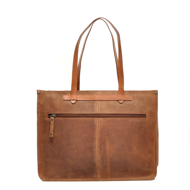 Berba bags & wallets Barbarossa schoudertas 825-116-71 Coffee