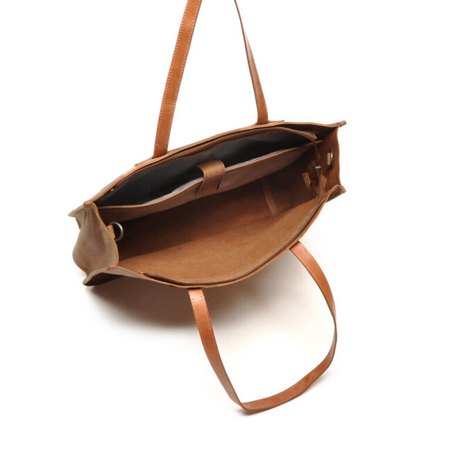 Berba bags & wallets Barbarossa schoudertas 825-116-71 Coffee