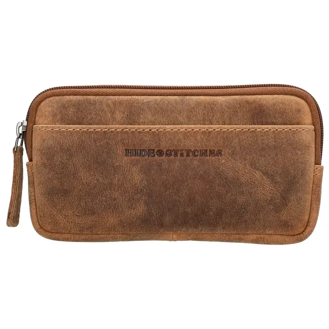 Hide & Stitches 'Idaho' Telefoontasje, bruin - 22572006