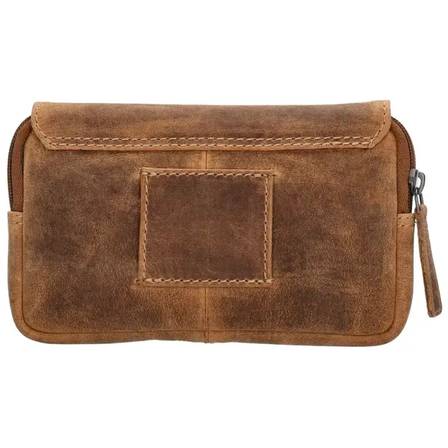 Hide & Stitches 'Idaho' Telefoontasje, bruin - 22573006