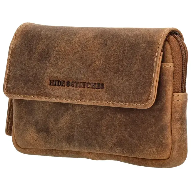 Hide & Stitches 'Idaho' Telefoontasje, bruin - 22573006