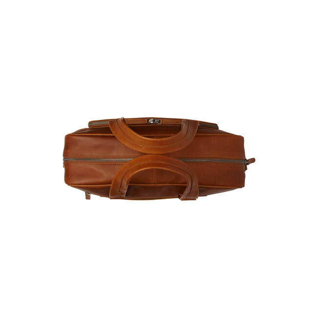The Chesterfield Brand  Laptoptas 'Singapore' 15 inch Cognac