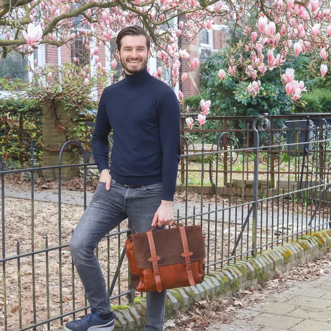 Bear Design 'Dijn' Cognac/donkerbruin - CL43746,  Cow Lavato Collectie