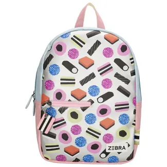 Zebra 'Engelse drop' Zilver - Limited Edition - Rugtas